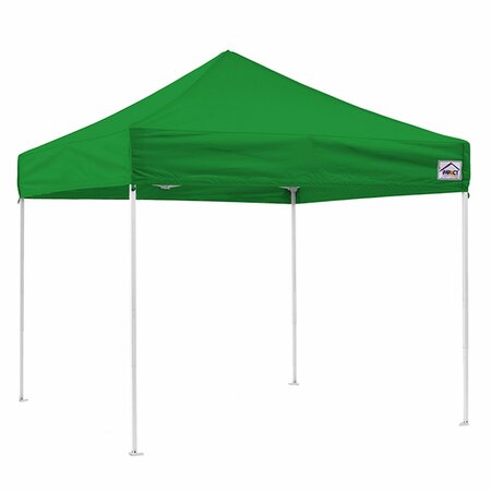 IMPACT CANOPY TL Kit 10 FT x 10 FT  Steel Canopy with Roller Bag, Green 040010005